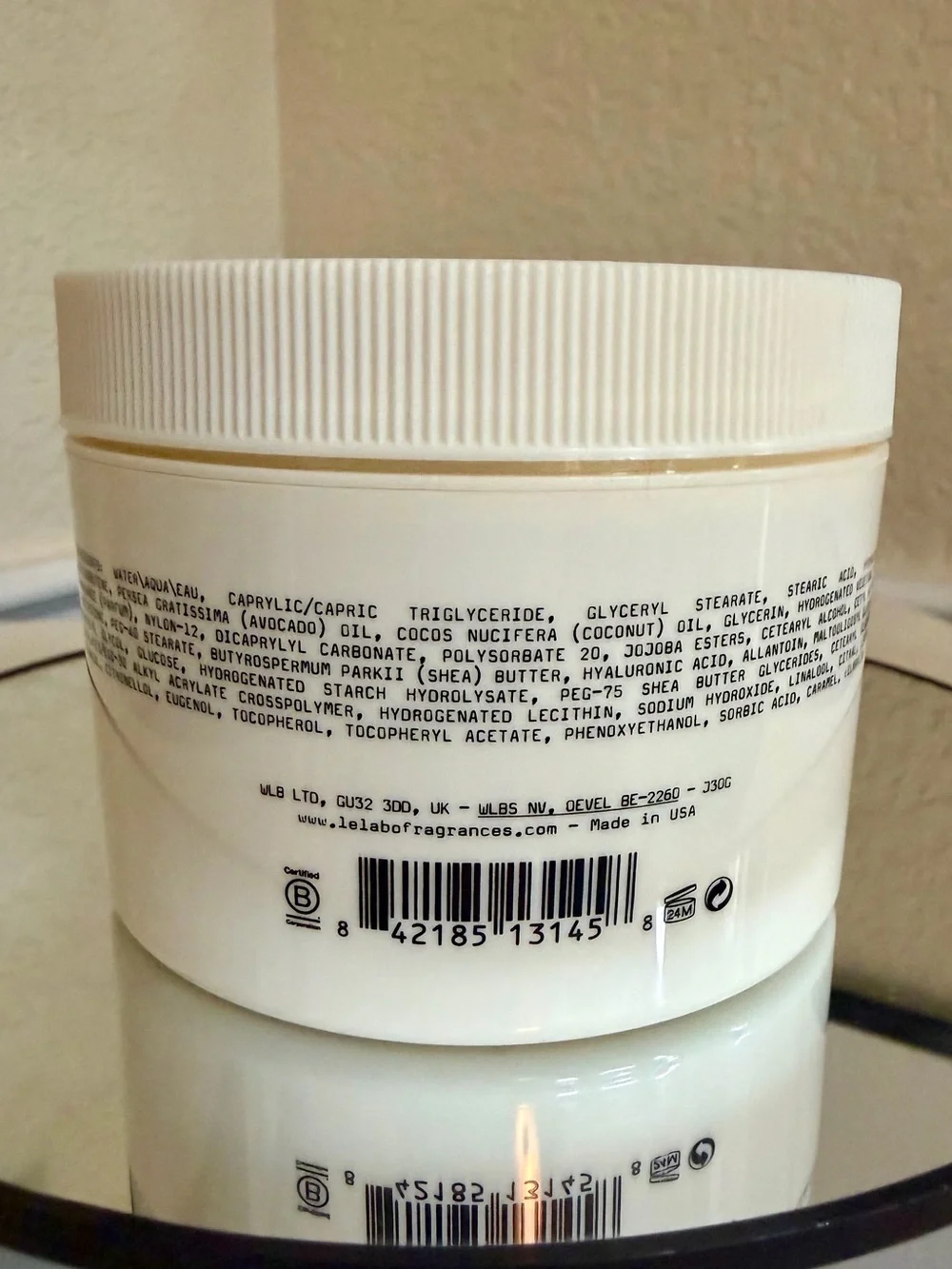 Le Labo Body Cream Basil 8.3oz /250ml Full Size Brand New